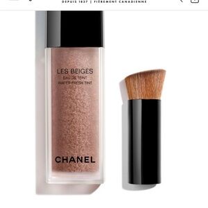 CHANEL Les Beiges Water-Fresh Tint in Beige with Black Brush